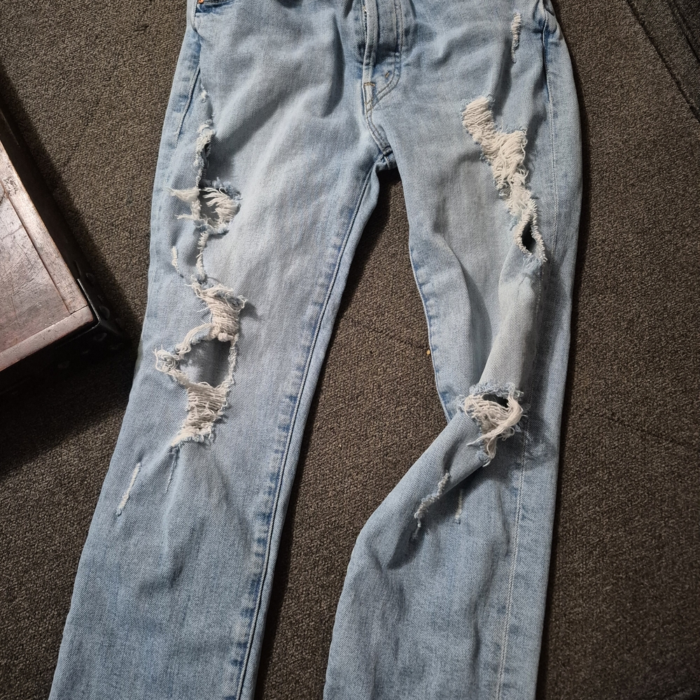 MOTHER Superior Light Blue Denim